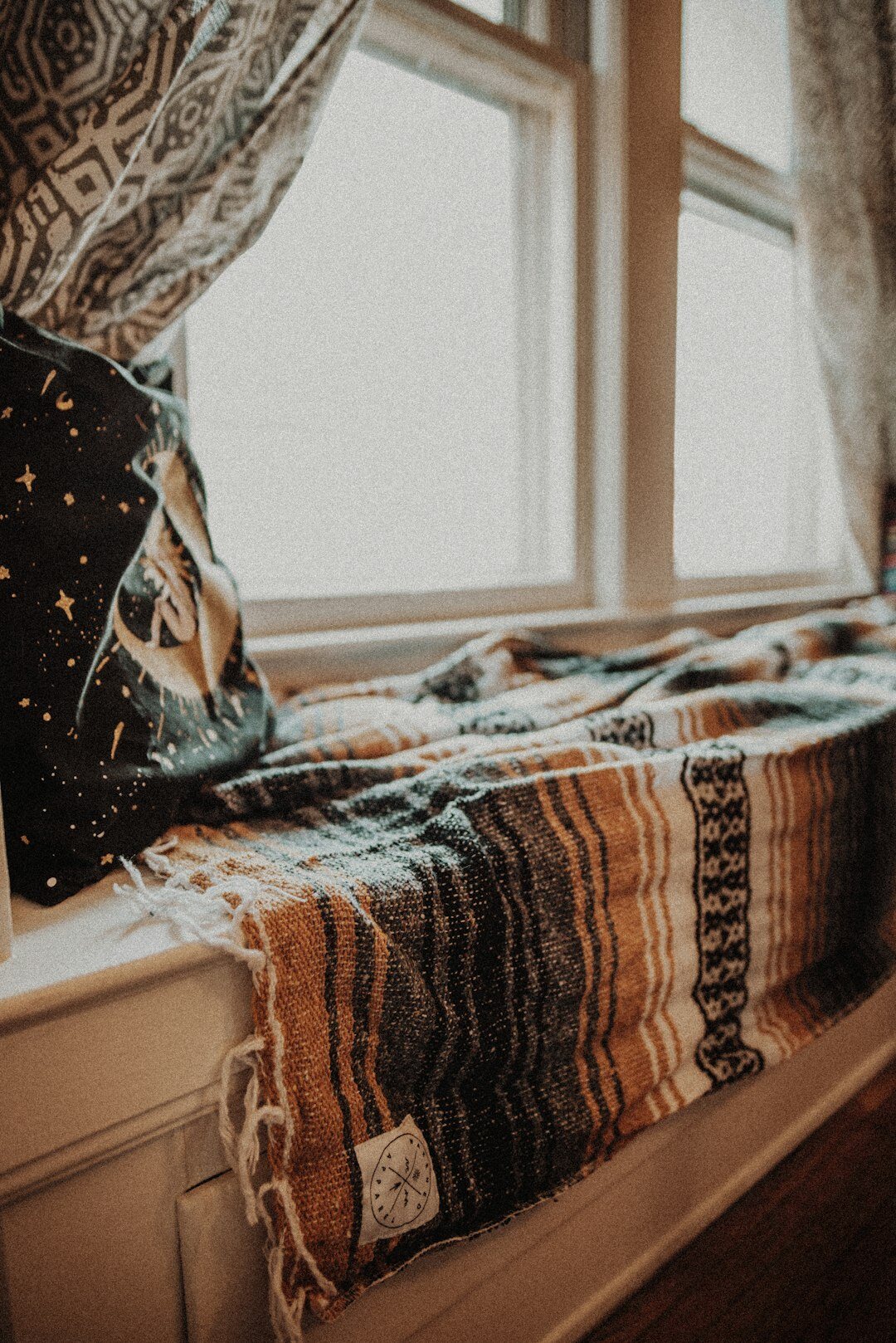 cozy reading nook at home